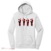 Dancing Donald Trump Santa Christmas Dance Women's Hoodie thumb 0