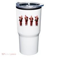 Dancing Donald Trump Santa Christmas Dance Tumbler thumb 0