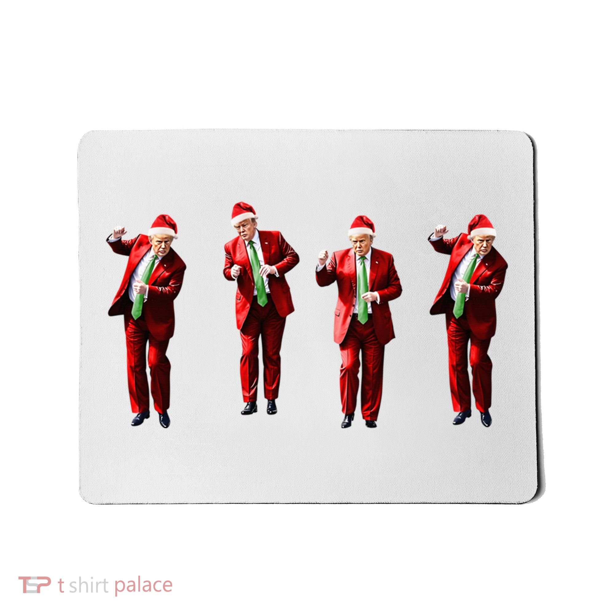 Dancing Donald Trump Santa Christmas Dance Mousepad