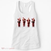 Dancing Donald Trump Santa Christmas Dance Women's Tank Top thumb 0