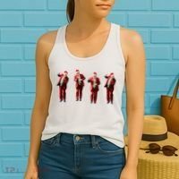 Dancing Donald Trump Santa Christmas Dance Women's Tank Top thumb 2