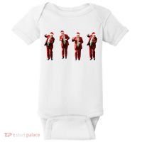 Dancing Donald Trump Santa Christmas Dance Baby Bodysuit thumb 0