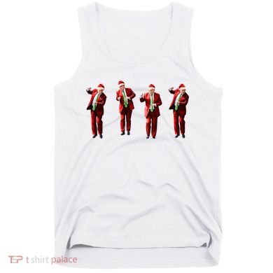Dancing Donald Trump Santa Christmas Dance Tank Top