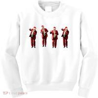 Dancing Donald Trump Santa Christmas Dance Kids Sweatshirt thumb 0
