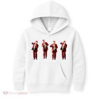 Dancing Donald Trump Santa Christmas Dance Kids Hoodie thumb 0