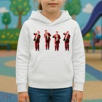 Dancing Donald Trump Santa Christmas Dance Kids Hoodie thumb 3