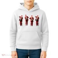Dancing Donald Trump Santa Christmas Dance Kids Hoodie thumb 4