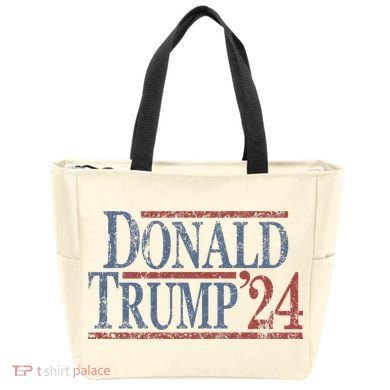 Distressed Donald Trump 2024 Tote Bag