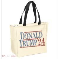 Distressed Donald Trump 2024 Tote Bag thumb 2