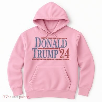 Distressed Donald Trump 2024 Hoodie