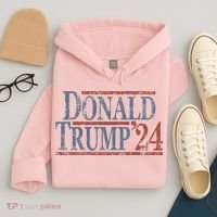 Distressed Donald Trump 2024 Hoodie thumb 4