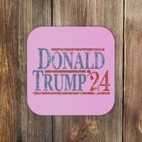 Distressed Donald Trump 2024 Coaster thumb 0