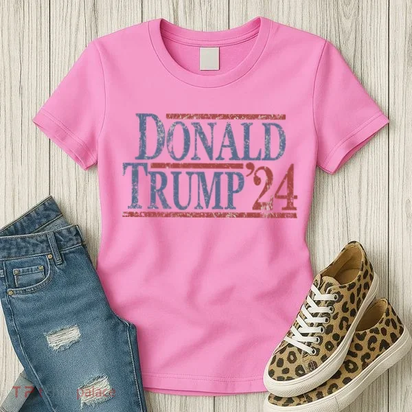 Distressed Donald Trump 2024 Women's T-Shirt