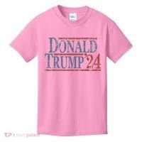 Distressed Donald Trump 2024 Kids T-Shirt thumb 0