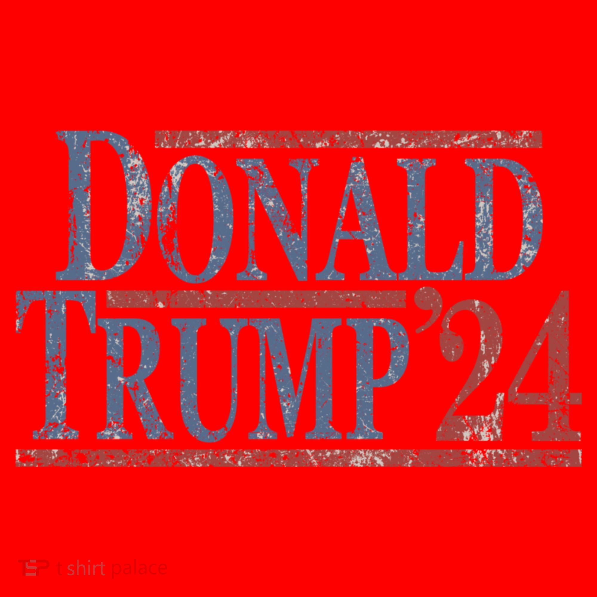 Distressed Donald Trump 2024 Santa Hat