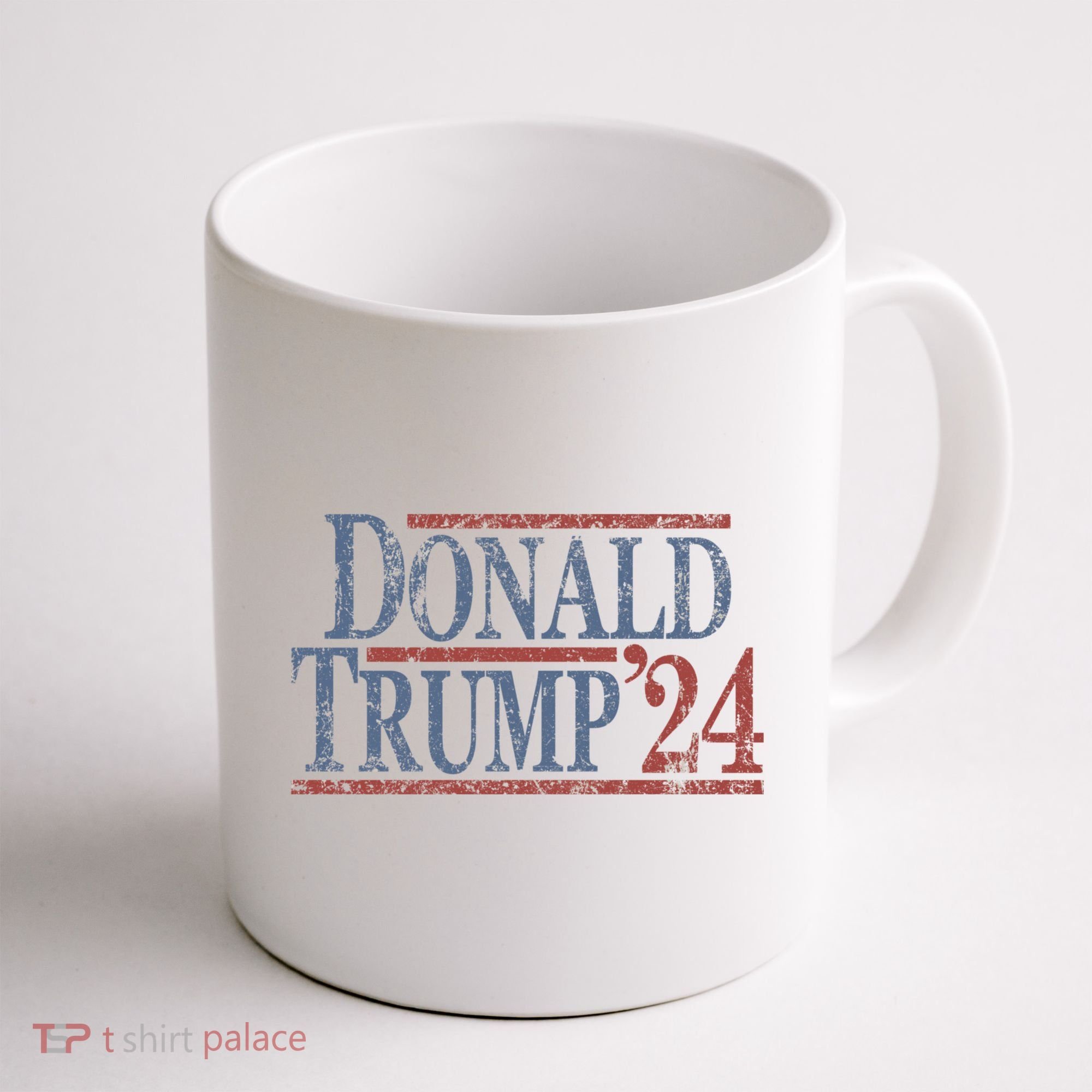 Distressed Donald Trump 2024 Coffee Mug