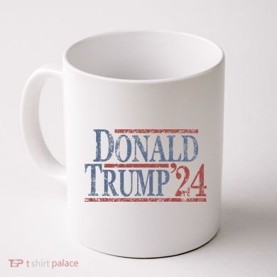 Distressed Donald Trump 2024 Coffee Mug