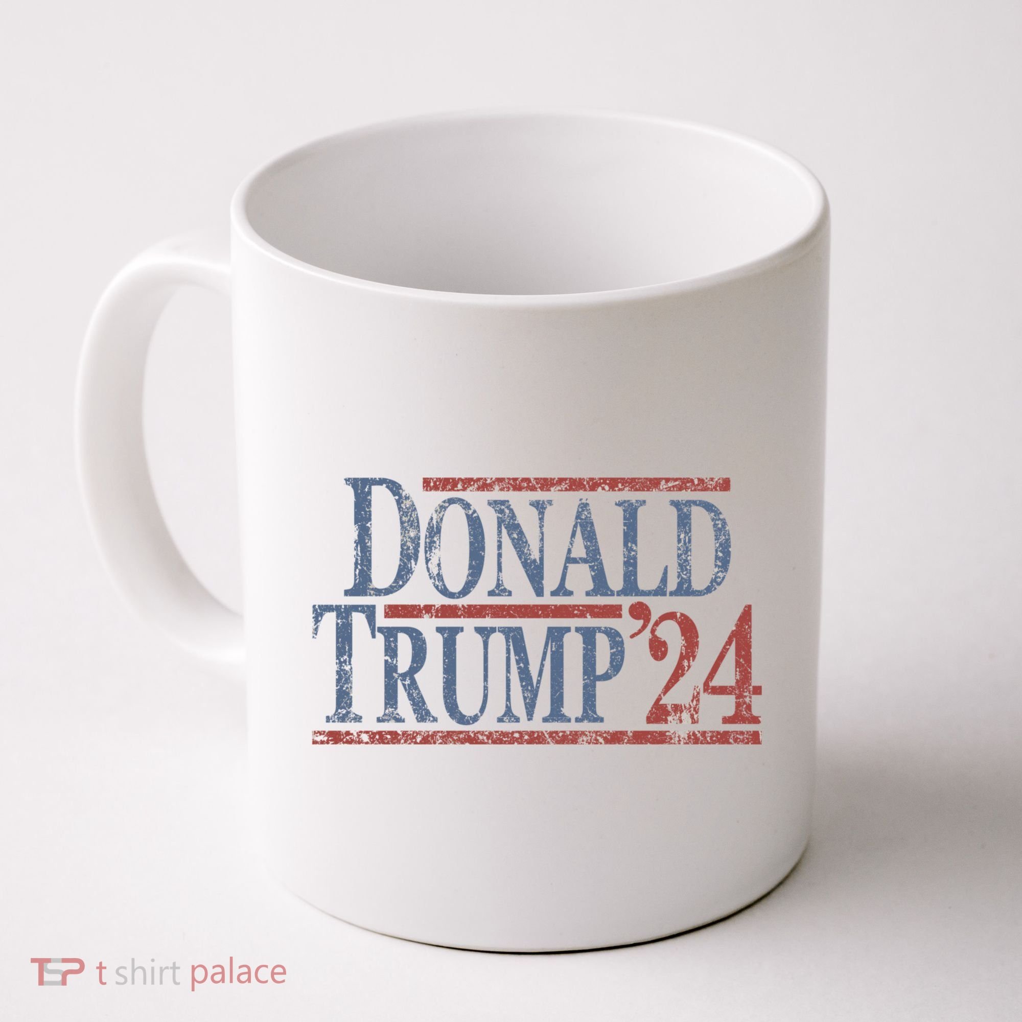 Distressed Donald Trump 2024 Coffee Mug