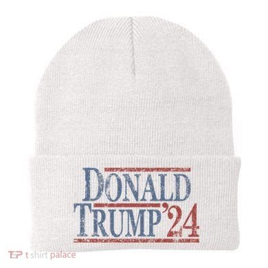 Distressed Donald Trump 2024 Beanie