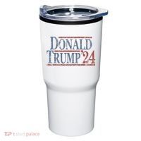 Distressed Donald Trump 2024 Tumbler thumb 0