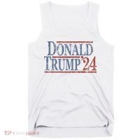 Distressed Donald Trump 2024 Tank Top thumb 0