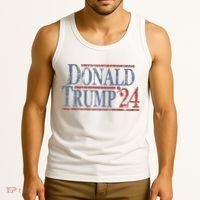 Distressed Donald Trump 2024 Tank Top thumb 3