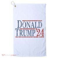Distressed Donald Trump 2024 Golf Towel thumb 0