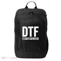 DTF Dirty Thirty & Flirty Funny 30th Birthday G City Backpack thumb 0