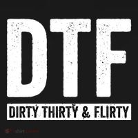 DTF Dirty Thirty & Flirty Funny 30th Birthday G City Backpack thumb 2