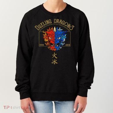 Dueling Dragons Tribute Defunct Roller Coaster Women's Sweatshirt