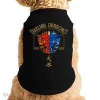 Dueling Dragons Tribute Defunct Roller Coaster Doggie Tank thumb 0