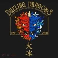 Dueling Dragons Tribute Defunct Roller Coaster Doggie Tank thumb 4