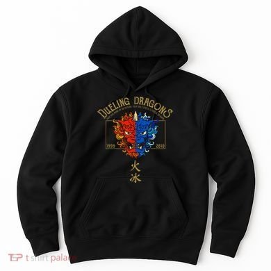 Dueling Dragons Tribute Defunct Roller Coaster Hoodie