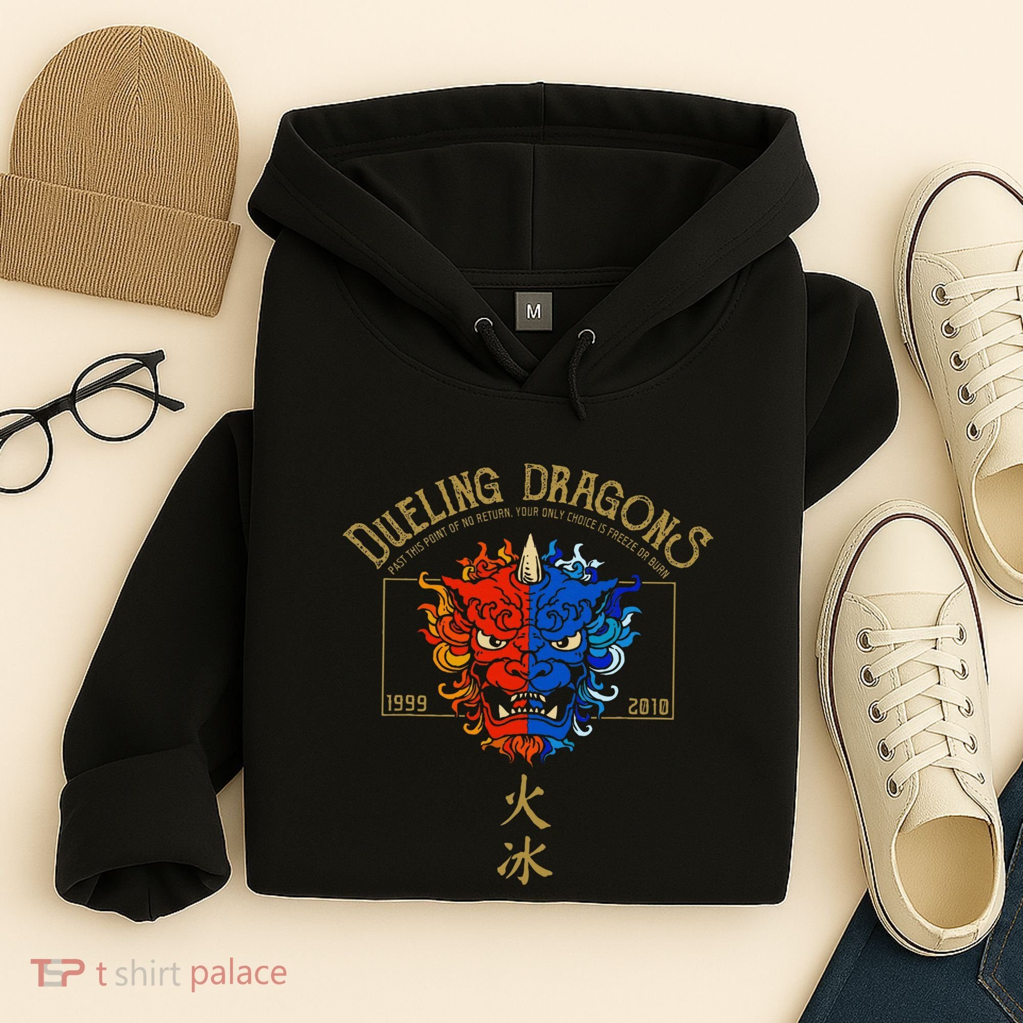 Dueling Dragons Tribute Defunct Roller Coaster Hoodie