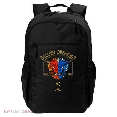 Dueling Dragons Tribute Defunct Roller Coaster Backpack