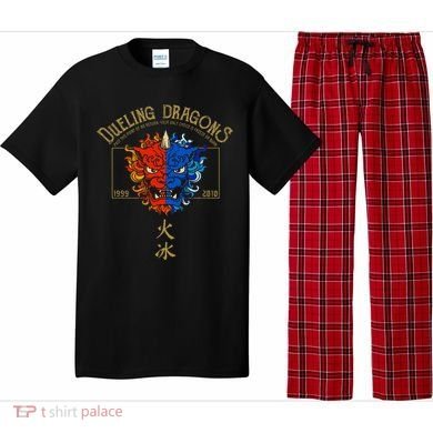 Dueling Dragons Tribute Defunct Roller Coaster Pajama Set