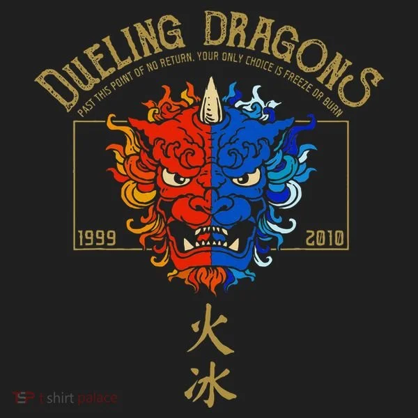 Dueling Dragons Tribute Defunct Roller Coaster Tumbler
