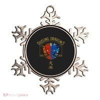 Dueling Dragons Tribute Defunct Roller Coaster Ornament thumb 0