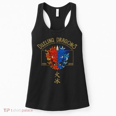 Dueling Dragons Tribute Defunct Roller Coaster Women's Tank Top