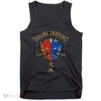 Dueling Dragons Tribute Defunct Roller Coaster Tank Top thumb 0