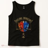 Dueling Dragons Tribute Defunct Roller Coaster Tank Top thumb 2