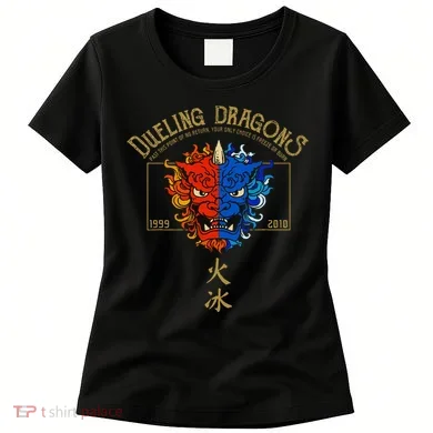 Dueling Dragons Tribute Defunct Roller Coaster Women's T-Shirt