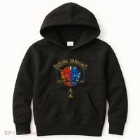 Dueling Dragons Tribute Defunct Roller Coaster Kids Hoodie thumb 0
