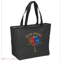 Dueling Dragons Tribute Defunct Roller Coaster Tote Bag thumb 2