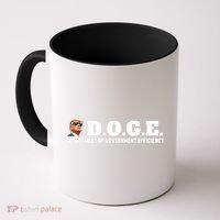 D.O.G.E. Doge Trump Department Of Government Efficiency Coffee Mug thumb 0