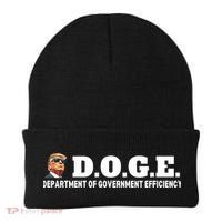 D.O.G.E. Doge Trump Department Of Government Efficiency Beanie thumb 0