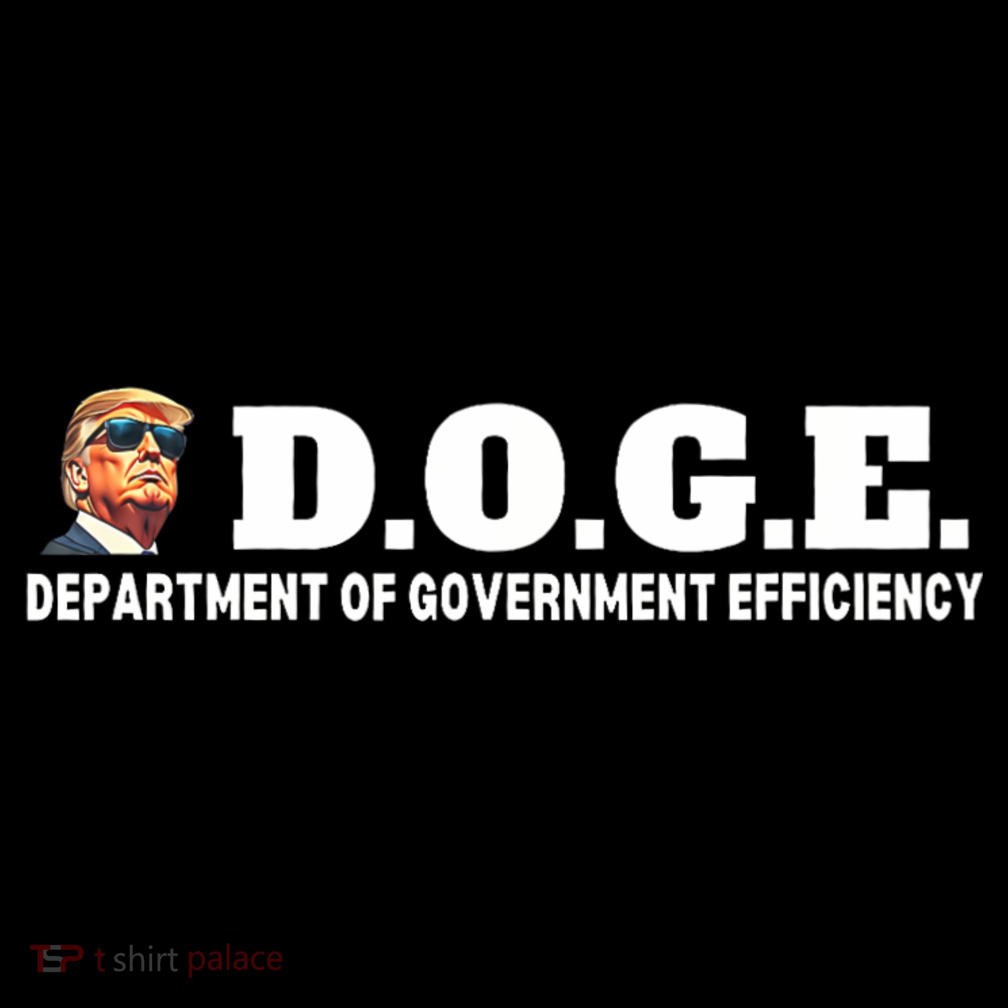 D.O.G.E. Doge Trump Department Of Government Efficiency Coaster