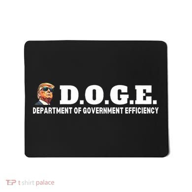 D.O.G.E. Doge Trump Department Of Government Efficiency Mousepad