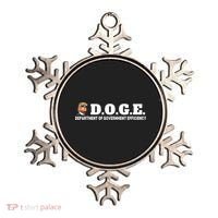 D.O.G.E. Doge Trump Department Of Government Efficiency Ornament thumb 0