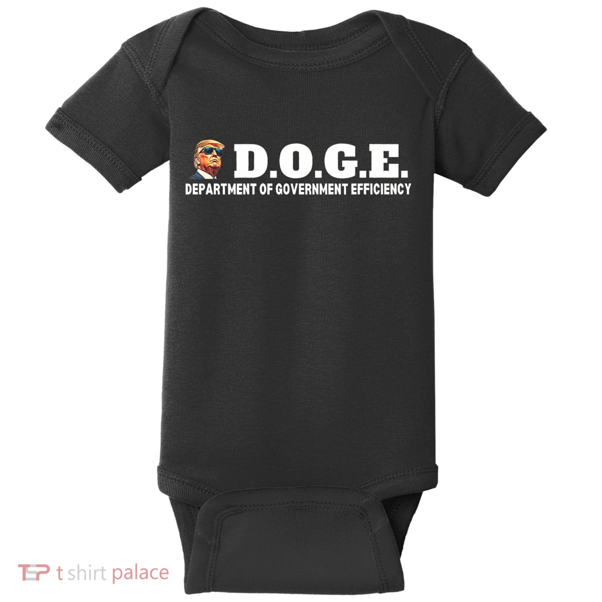 D.O.G.E. Doge Trump Department Of Government Efficiency Baby Bodysuit